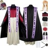 NIKKHO Costume de Cosplay Demon Slayer, Halloween Party Bash Ensemble de femmes, personnage danime Douma Cosplay Costume Dre