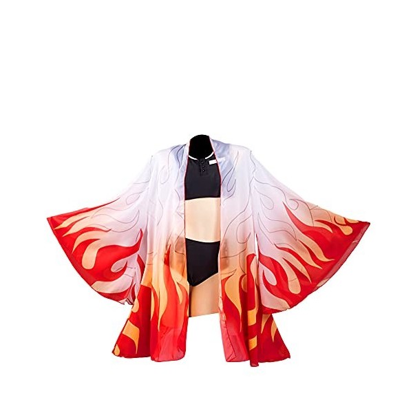 Roocnie Maillot de bain tanjiro pour femme Demon Slayer Kimetsu no Yaiba Cosplay - - Taille S