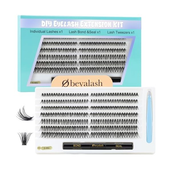 Faux Cils Manga Eyelashes Individual 10mm 12mm 14mm Individual Lashes D Curl DIY Cils Individuels Réutilisable Faux Cils Indi