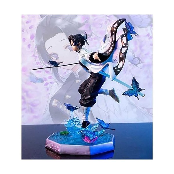 LICHOO Demon Slayer Anime Action Figure 23cm Personnage Collectible Modèle Statue Jouets PVC Figurines Bureau Ornements Cadea