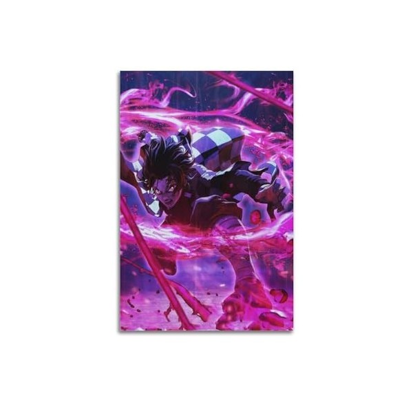 VZRSQZK Poster décoratif sur toile Demon Slayer Demon Slayer de la série de bandes dessinées – Affiches murales et impression