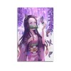Poster décoratif sur toile Nezuko Demon Slayer - Impression dart moderne pour chambre à coucher - 50 x 75 cm