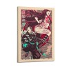 VZRSQZK Poster de lanime Demon Slayer - Peinture décorative sur toile - Décoration moderne pour chambre à coucher - 50 x 75 