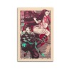 VZRSQZK Poster de lanime Demon Slayer - Peinture décorative sur toile - Décoration moderne pour chambre à coucher - 50 x 75 