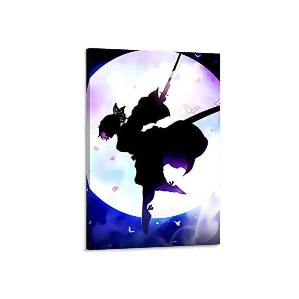 UNGGOY Impression sur toile « Demon Slayer Shinobu » - Décoration murale moderne - 60 x 90 cm