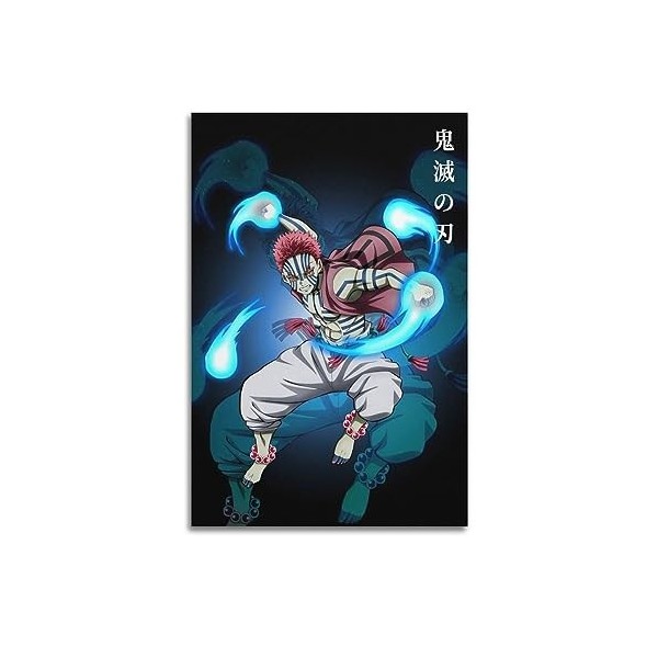 VZRSQZK Poster décoratif sur toile Demon Slayer Demon Slayer bande dessinée - Décoration murale moderne pour chambre à couc