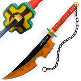 Uvency Démon Slayer Lame Cos Samouraï En Bois Épée Accessoire Modèle DArme Pour Les Amateurs DAnime Cosplay Accessoires Jou