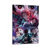 Poster de bande dessinée Demon Slayer Kimetsu No Yaiba Tanjiro Demon Slayer Yaiba Demon Poster décoratif sur toile murale et 