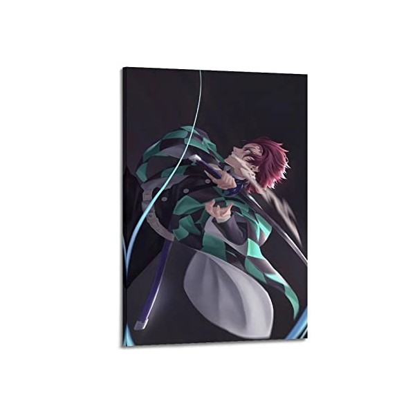Poster décoratif sur toile pour chambre à coucher et chambre à coucher de Demon Slayer de la bande dessinée Demon Slayer Role