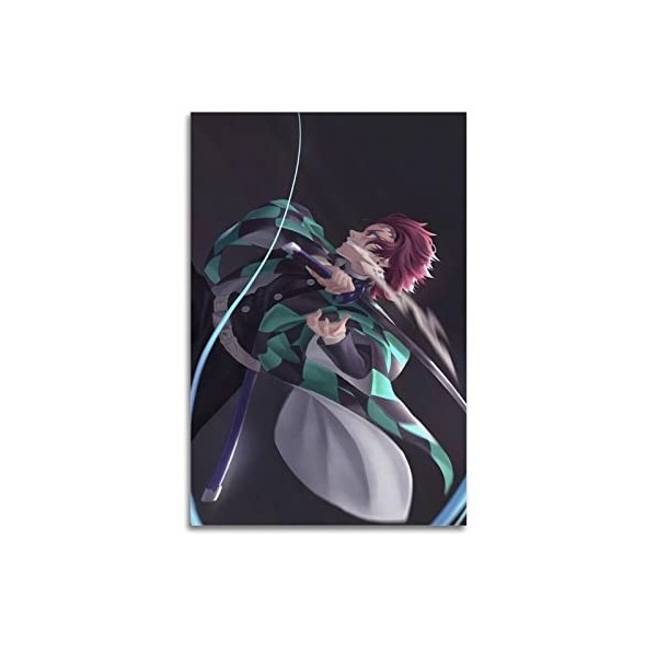Poster décoratif sur toile pour chambre à coucher et chambre à coucher de Demon Slayer de la bande dessinée Demon Slayer Role