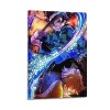 VZRSQZK Poster décoratif sur toile avec motif Demon Slayer et Demon Slayer de bande dessinée - Décoration murale moderne pour