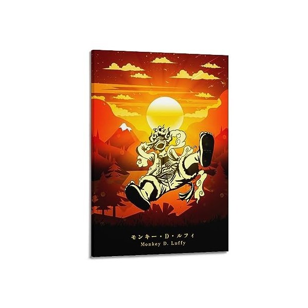 VZRSQZK Poster décoratif sur toile Demon Slayer Demon Slayer de la série de bandes dessinées, affiche murale et image dart m