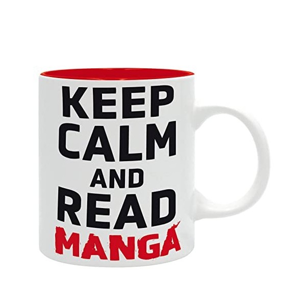 THE GOOD GIFT - KEEP CALM AND READ MANGA - Mug 320 ml - Asian Art
