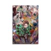 VZRSQZK Poster décoratif sur toile Demon Slayer Demon Slayer de la série de bandes dessinées, affiche murale et image dart m