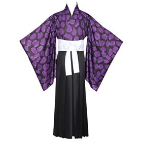 MengXin Déguisement de Kokushiou de lanime Demon Slayer Kimono Taille S, Violet 