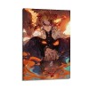 VZRSQZK Poster décoratif sur toile de lanime Demon Slayer Kyojuro Rengoku Demon Slay - 50 x 75 cm