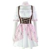 AAHARYA Anime démon Slayer Kamado Nezuko Cosplay robe Kimetsu no Yaiba Lolita adulte femmes Costume Costume uniforme tenues d