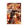 HAPPOW Poster décoratif sur toile représentant Demon Slayer Kimetsu No Yaiba Rengoku Kyoujurou - 50 x 75 cm