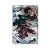 HAPPOW Poster décoratif sur toile représentant Demon Slayer Kimetsu No Yaiba Kamado Tanjirou - 50 x 75 cm