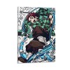 HAPPOW Poster décoratif sur toile représentant Demon Slayer Kimetsu No Yaiba Kamado Tanjirou - 50 x 75 cm