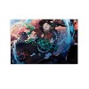 HAPPOW Poster décoratif sur toile représentant Demon Slayer Kimetsu No Yaiba Kamado Tanjirou - 50 x 75 cm