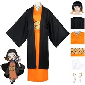 Demon Slayer Cosplay Kamado Tanjirou Anime Kimono Kimetsu no Yaiba Susamaru Costume Agatsuma Zenitsu Dress Hashibira Inosuke 