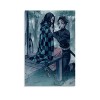 HAPPOW Poster décoratif sur toile représentant Demon Slayer Kimetsu No Yaiba Kamado Tanjirou - 50 x 75 cm
