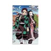 HAPPOW Poster décoratif sur toile représentant Demon Slayer Kimetsu No Yaiba Kamado Tanjirou - 50 x 75 cm