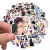 Pack de 50pcs Stickers Autocollants Dessin animé japonais kawaii BL Couples Mixtes Populaire Manga autocollant Vinyle mignon 