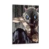 HAPPOW Poster décoratif sur toile représentant Demon Slayer Kimetsu No Yaiba Hashibira Inosuke - 50 x 75 cm