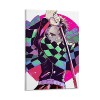 HAPPOW Poster décoratif sur toile représentant Demon Slayer Kimetsu No Yaiba Kamado Tanjirou - 50 x 75 cm