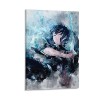 yique Muichiro Tokito Demon Slayer Poster décoratif sur toile pour salon, chambre à coucher 50 × 75 cm