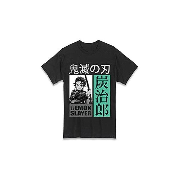 Great Eastern Entertainment Demon Slayer T-shirt pour homme, Multicolore, Taille M