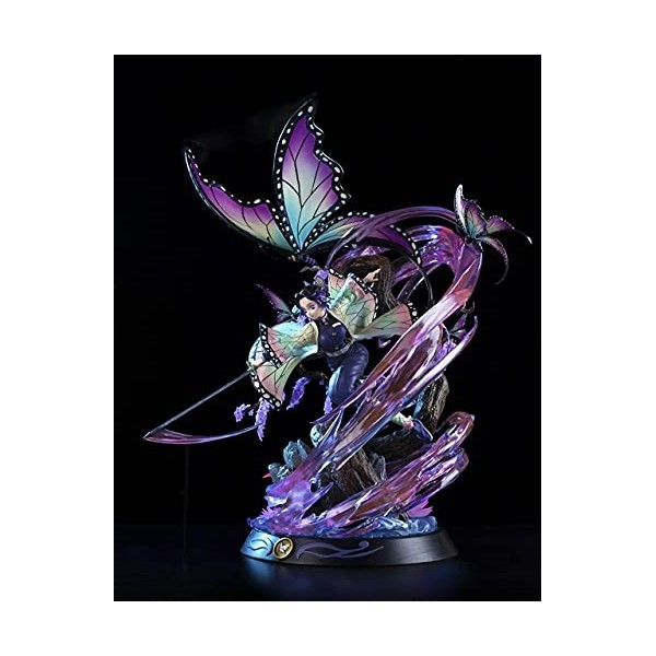 votgl Figurine de Tueur de démons Kochou Shinobu danime sophistiquée avec Haut degré de réduction Figurine daction modèle J