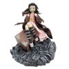 Anime Fille Figurine, Anime Personnages Demon Slayer Kamado Nezuko PVC 18cm, Statue ModèLe De Collection De Fans DAnime