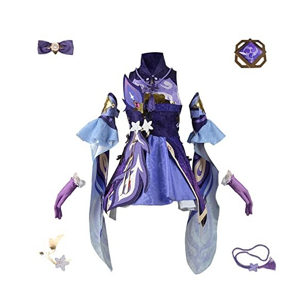 OSIAS Genshin Impact Venti Dress version Cosplay Costume S 