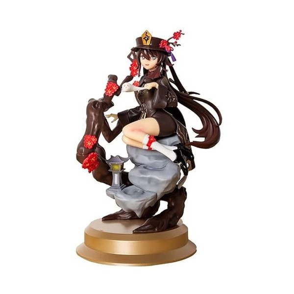 Genshin Impact Figurine Anime Hu Tao 25 cm Hu Tao Genshin Impact PVC Anime Statue Merch Figurine créative Cosplay Ornement Jo