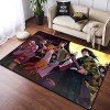 ZALix 3D Demon Slayer Tapis Anime Manga Demon Slayer - Antidérapant Et Résistant Aux Taches - pour Salon, Chambre À Coucher, 