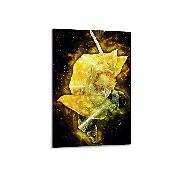 haocaitou Demon Slayer-2 - Toile murale imprimée - 50 x 75 cm
