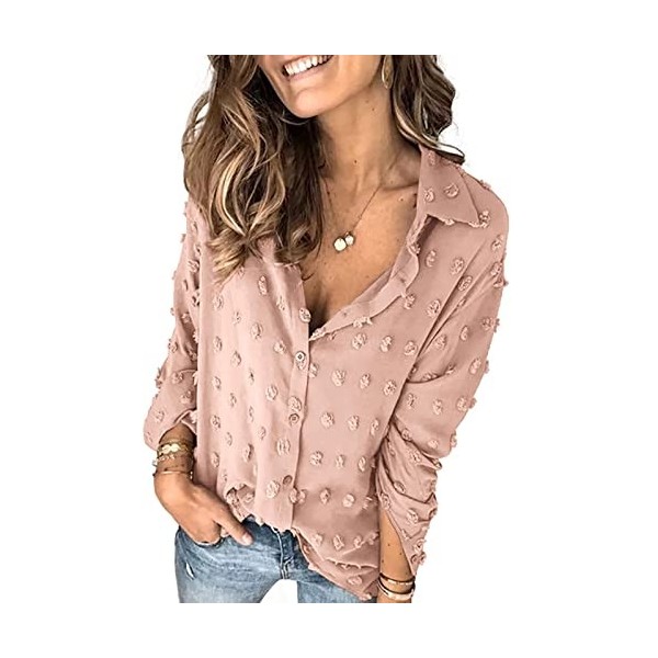 ZGIDDAZ Pull&nbsp;Femme Col V Pull Manga Pull Laine Femme XXL Pull Femme Hiver Chaud Chic Pull Manga Pull Femme Chaud Pull&nbsp;Femme C