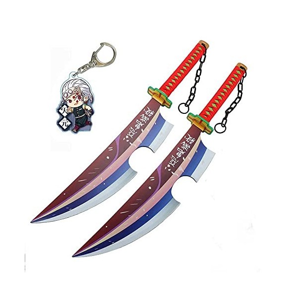 Uvency Démon Slayer Lame Cos Samouraï En Bois Épée Accessoire Modèle DArme Pour Les Amateurs DAnime Cosplay Accessoires Jou