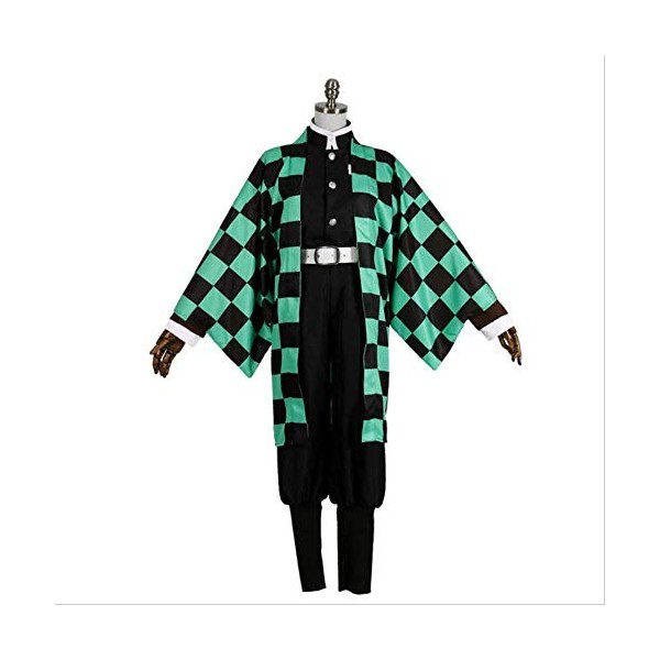 Anime Blade Of Demon Cosplay Costumes Tanjirou Kamado Cosplay Costume Halloween Comic Demon Slayer Kimetsu no Yaiba Cosplay W