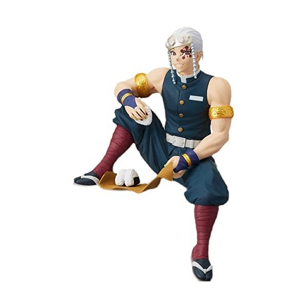 reald Toys wJapanese Anime Figure Demon Slayer Uzui Tengen Eating Rice Ver Action Figure Collectible Model Toys for Boys