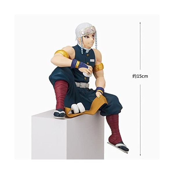 reald Toys wJapanese Anime Figure Demon Slayer Uzui Tengen Eating Rice Ver Action Figure Collectible Model Toys for Boys