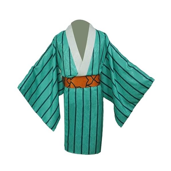 Demon Slayer Gyutaro Shabana Cosplay Costume Giyuutarou Anime Kimetsu No Yaiba Ensemble complet pour Halloween fait sur mesu
