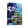 yique Impression sur toile Demon Slayer - Décoration murale moderne pour chambre à coucher - 50 x 75 cm