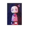 yique Impression sur toile Demon Slayer Nezuko - Décoration murale moderne pour chambre à coucher - 75 x 50 cm