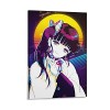 yique Affiche décorative sur toile pour salon, chambre à coucher, motif démon Slayer Kanao Tsuyuri 50 × 75 cm