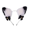 Doeheah Oreille de Chat Serre Tete Chat Bandeau Accessoires Cheveux de Déguisement pour Femmes Filles Fête Halloween Annivers