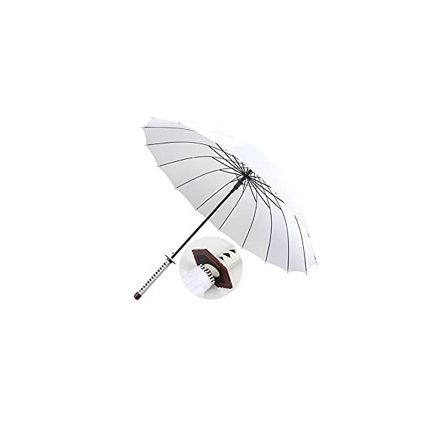 BJSBJD Parapluie Coupe-Vent pour Demon Slayer Tomioka Giyuu, COS Parapluie à Manche Long Katana Parasol extérieur Coupe-Vent 